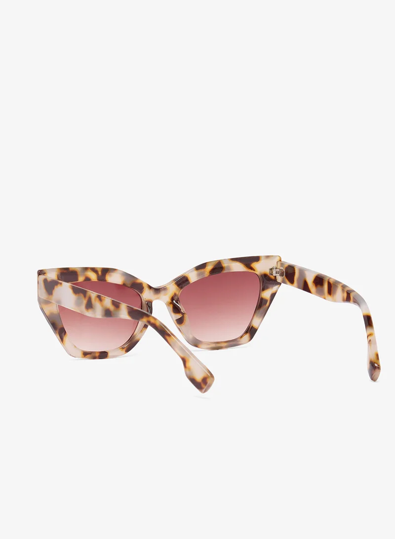 Ginger Printed Square Sunglasses